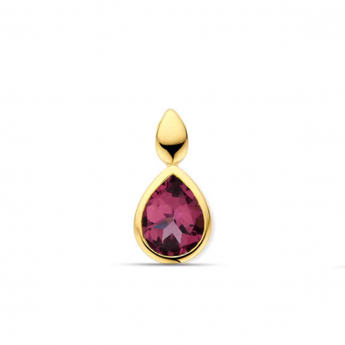 Pendentif Rhodolite goutte