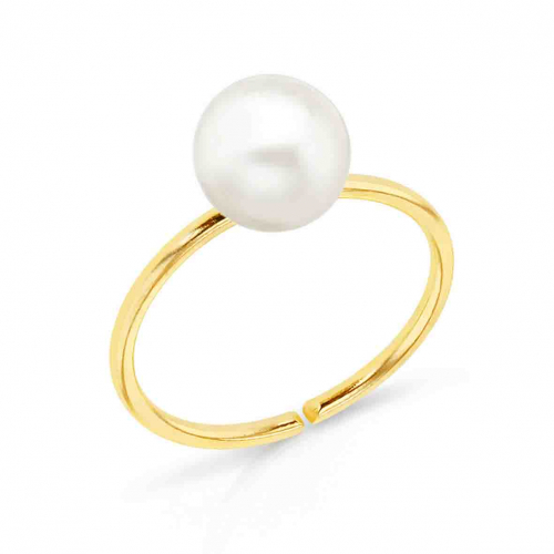 Piercing oreille Labret perle blanche