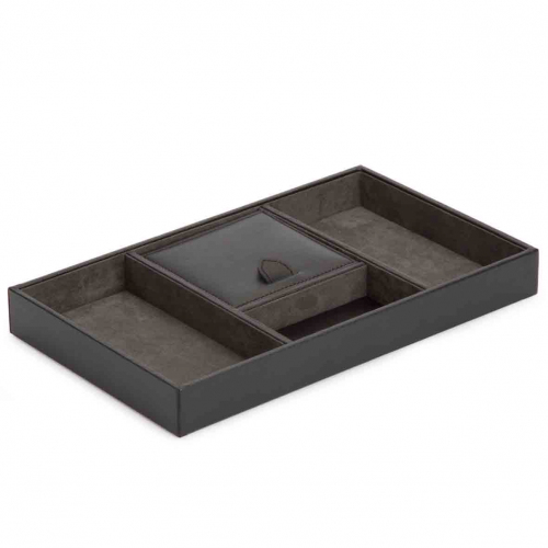Plateau Rangement Wolf 1834 - Blake Valet Tray - Noir