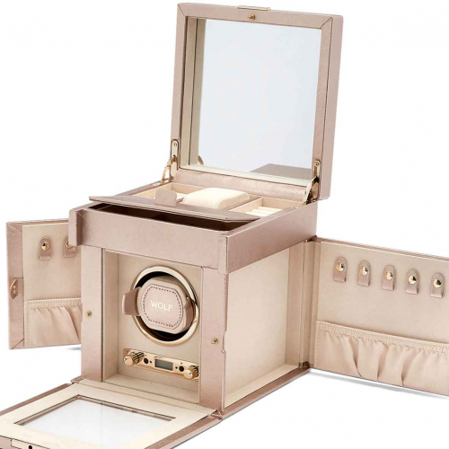 Remontoir Montre Wolf 1834 - Palermo Single Winder With Jewellery Storage