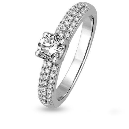 Solitaire bague de fian�ailles